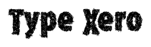 Type Xero font